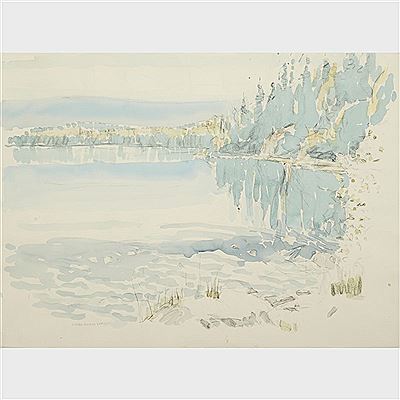 NORTHERN LAKE by Edward Epp - Auction record, sale price, and art valuation. Compare with similar artists and explore comparable artworks.