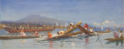 Sample artwork by Walter Wright (1866 - 1933), known for figure, genre, land-and seascape painting - View similar artists and auction records