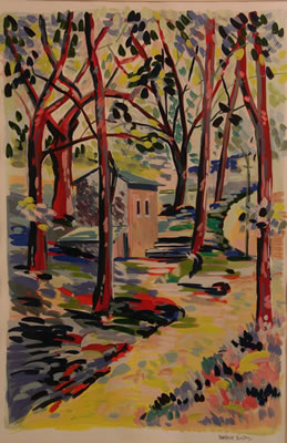 Sample artwork by Merthyr Ruxton, known for landscape painting - View similar artists and auction records