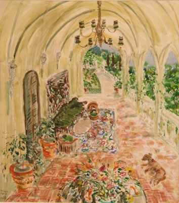 Sample artwork by Richard Chrisp (Born 1944), known for landscape painting - View similar artists and auction records