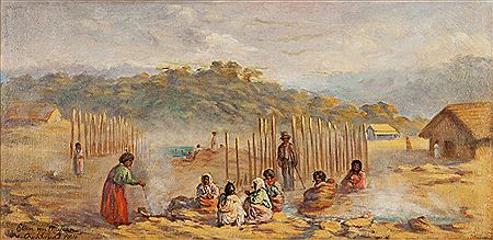 Early Maori Settlement by Ellen Von Meyern - Auction record, sale price, and art valuation. Compare with similar artists and explore comparable artworks.