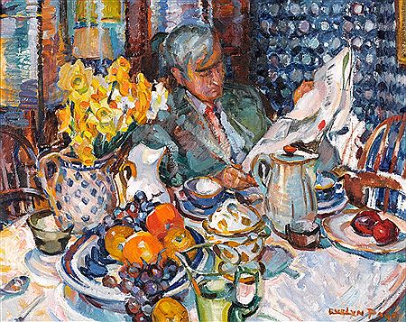 No1. Breakfast at Hobson Street by Evelyn Page - Auction record, sale price, and art valuation. Compare with similar artists and explore comparable artworks.