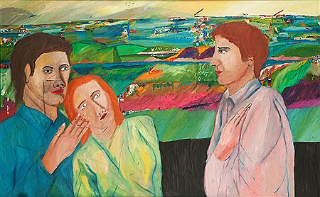 Three Figures in a Landscape