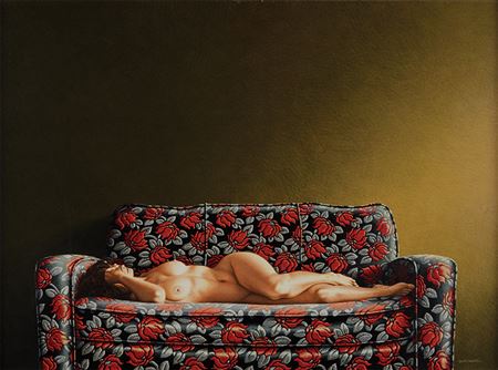 Christine on Andy's Couch