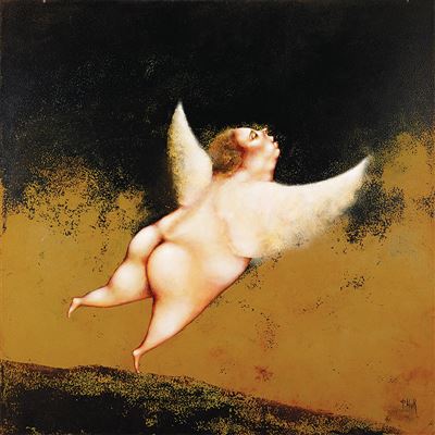 Fat Angel by Nick Fedaeff - Auction record, sale price, and art valuation. Compare with similar artists and explore comparable artworks.