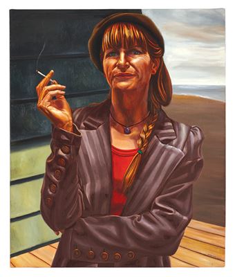 Portrait of Diana Firth: Self Portrait