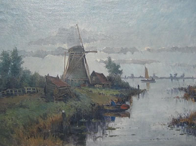 Windmill & Cottage at River's Edge