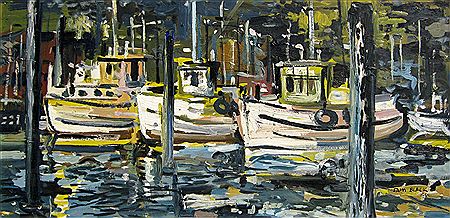 Fishing Boats at Dock