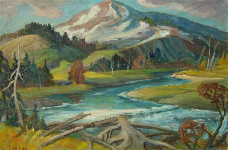 West Coast Range, Vancouver Island by Albert Sexton - Auction record, sale price, and art valuation. Compare with similar artists and explore comparable artworks.