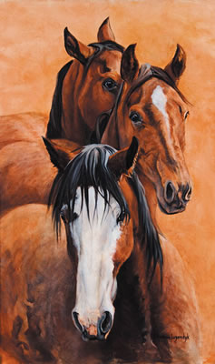 Sample artwork by Shannon Luyendyk (Born 1959), known for western subjects - View similar artists and auction records