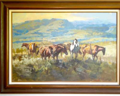 Grazing a High Mountain Pasture by Jack (Jac) Elmo King - Auction record, sale price, and art valuation. Compare with similar artists and explore comparable artworks.