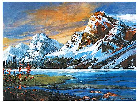 Jimmy Simpson's View, Bow Lake