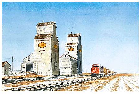Sample artwork by Peter Thompson (Born 1939), known for landscape painting - View similar artists and auction records