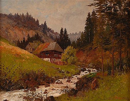Sample artwork by Karl (Carl) Spitz (1853 - 1937), known for painting - View similar artists and auction records