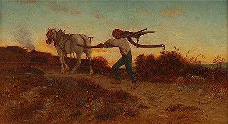 Provenzalischer Bauer nach der Arbeit