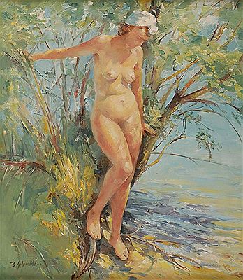 Sample artwork by Brigitte Schneider-Gaspar (Born 1921), known for painting - View similar artists and auction records