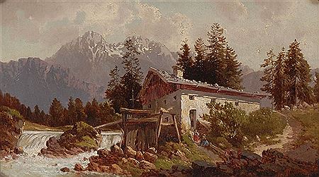 Mühle am Fluss