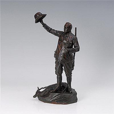 Jäger mit erlegter Antilope by Else Furst - Auction record, sale price, and art valuation. Compare with similar artists and explore comparable artworks.