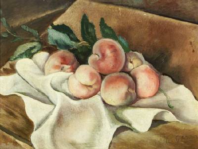 Still Life with Peaches by Emil Ganso - Auction record, sale price, and art valuation. Compare with similar artists and explore comparable artworks.