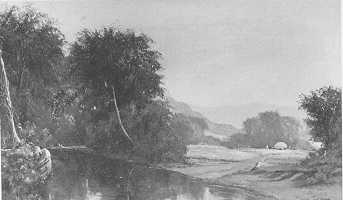 Summer River Landscape