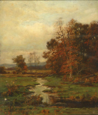 Autumnal River Landscape