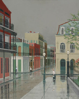 Rainy Day, St. Peter's Street, New Orleans
