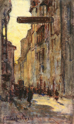 SCORCIO DI VIUZZO AND BORGO SAN FREDIANO AL TRAMONTO: TWO WORKS