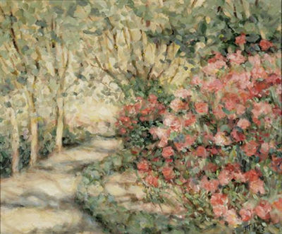 FLOWERING ROADWAY by Matthew Miles - Auction record, sale price, and art valuation. Compare with similar artists and explore comparable artworks.