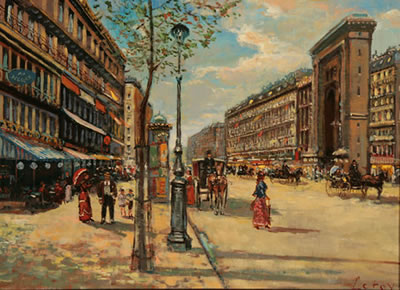 View of a French Street by Bart Schouten Leroy - Auction record, sale price, and art valuation. Compare with similar artists and explore comparable artworks.