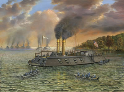 Iron Clad Gunboat 'USS Cairo'