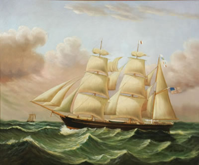 American Clipper at Sea