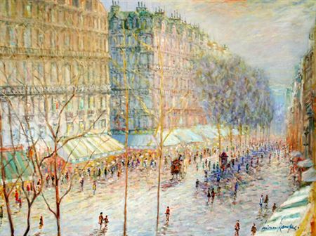 Parisian Street Scene