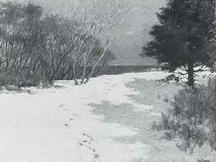 Winter Landscape by the Water by William Bixbee - Auction record, sale price, and art valuation. Compare with similar artists and explore comparable artworks.