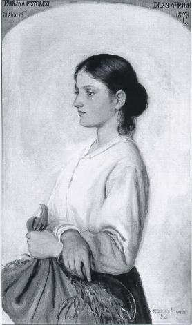 Portrait of Paolina Pistolese by Francesca Esther Frances (Fanny) Alexander - Auction record, sale price, and art valuation. Compare with similar artists and explore comparable artworks.