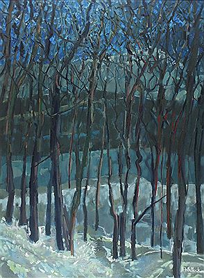 "Winter Light-Maine" by Jim Whitlock - Auction record, sale price, and art valuation. Compare with similar artists and explore comparable artworks.