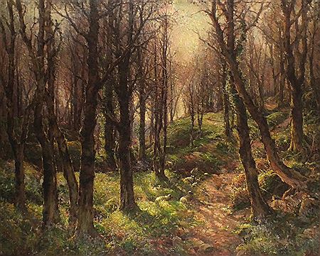 "A Woodland Path" by Garstin Cox - Auction record, sale price, and art valuation. Compare with similar artists and explore comparable artworks.