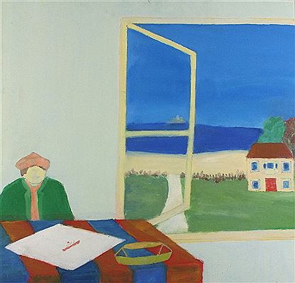 Sample artwork by Bob Bourne (1931 - 2021), known for painting - View similar artists and auction records