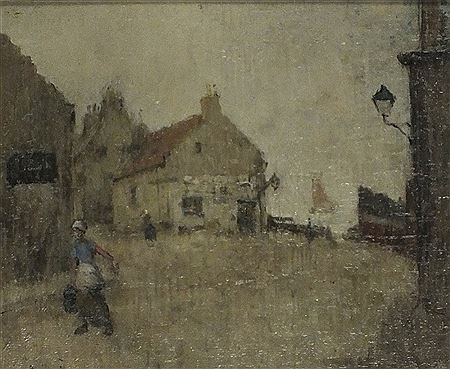 Figures on the street