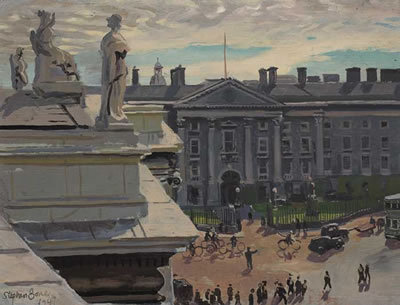 Sample artwork by Stephen Bone (1904 - 1958), known for landscape, marine and city view painting, woodcuts, war artist - View similar artists and auction records