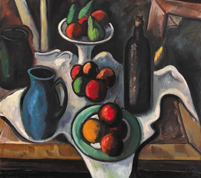 Sample artwork by Peter Collis (1929 - 2012), known for post impressionist and expressionist landscape and still life painting - View similar artists and auction records
