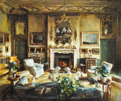 DRAWING ROOM OF A HOUSE IN HOLLAND PARK, LONDON