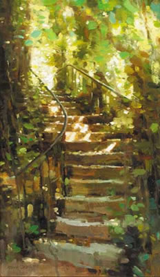 STONE STEPS IN SUNLIGHT