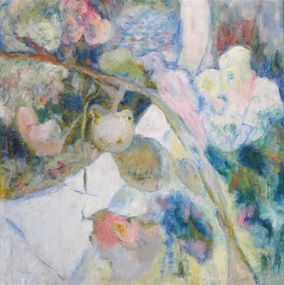 BIRD IN A FRUIT TREE