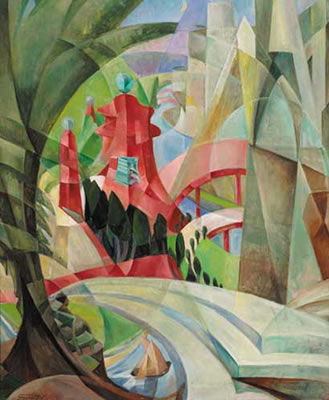 Sample artwork by Mary Swanzy (1882 - 1978), known for cubist painting - View similar artists and auction records