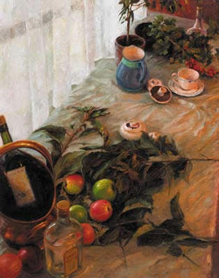 STILL LIFE WITH APPLES, 2005