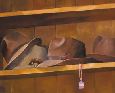 GENTLEMEN'S HATS, 1999 by John Christopher Brobbel - Auction record, sale price, and art valuation. Compare with similar artists and explore comparable artworks.