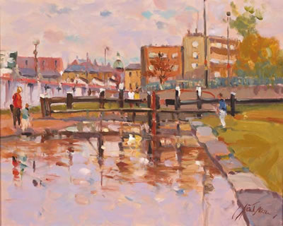 GRAND CANAL NEAR RATHMINES, 1996