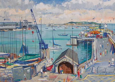 EAST PIER, DUN LAOGHAIRE HARBOUR, 1995