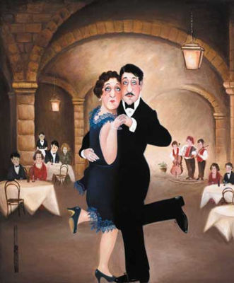Sample artwork by John Schwatschke (Born 1943), known for portraits, caricatures - View similar artists and auction records