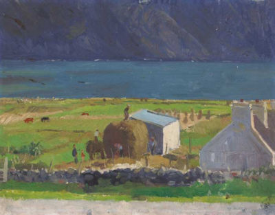 Sample artwork by Micheal J Burca (1913 - 1985), known for painting - View similar artists and auction records